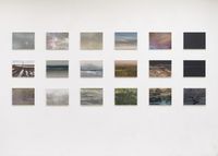 Landschaftsblock J, 2017, 345x130 cm, Acryl und Öl auf Lwd.
